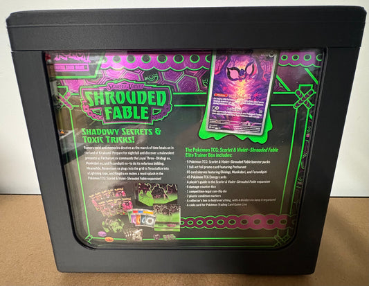 Shrouded Fable Elite Trainer Box Display Case