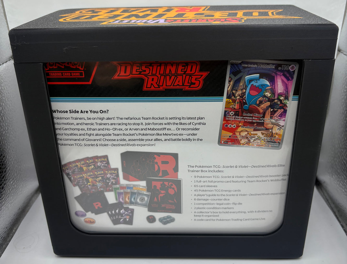 Destined Rivals Elite Trainer Box Display Case