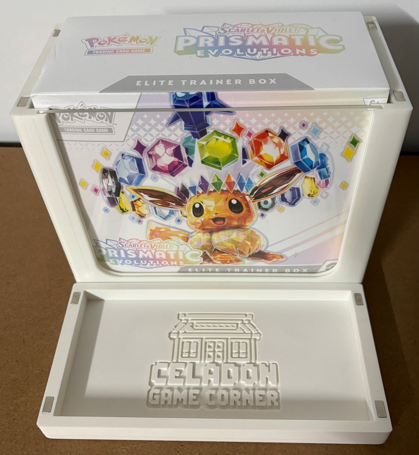 Prismatic Evolutions Elite Trainer Box Display Case