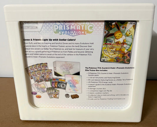Prismatic Evolutions Elite Trainer Box Display Case